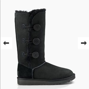 UGG Australia Bailey Button Triplet Boot, Black
